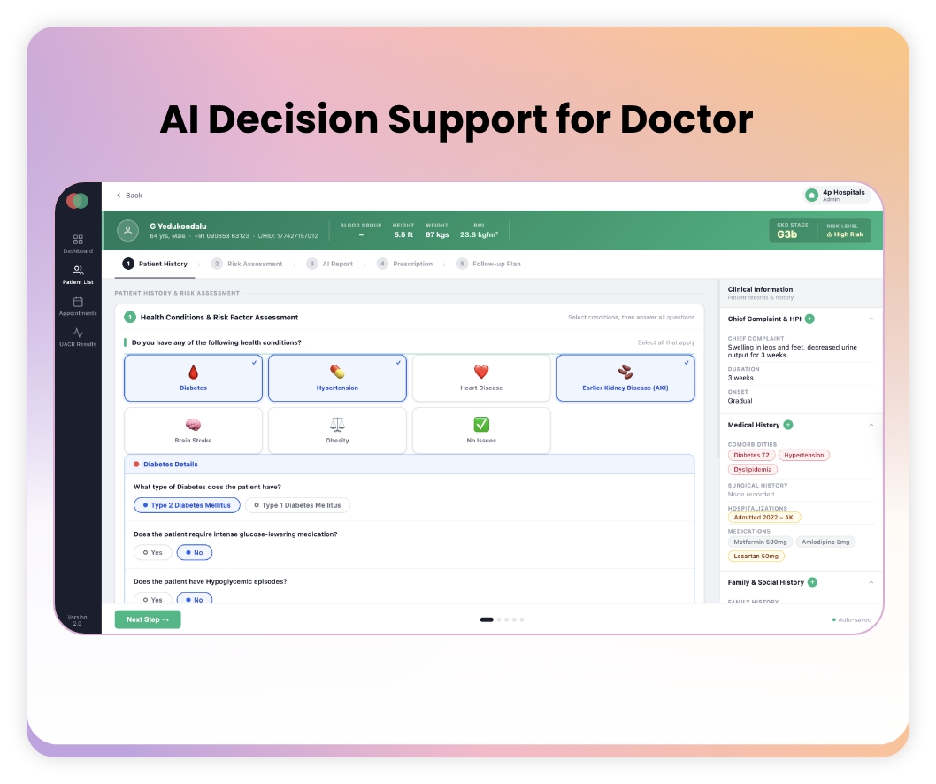 AI Decision Support Dashboard